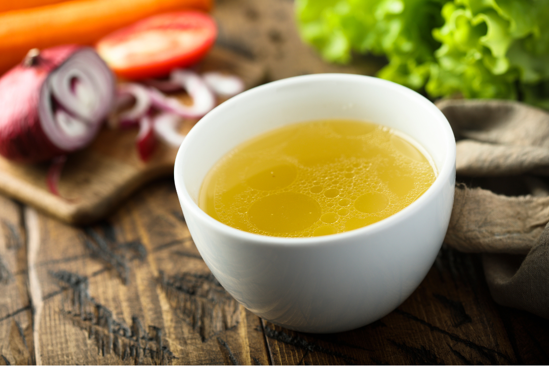 Drink clear broth while prepping for your colonoscopy